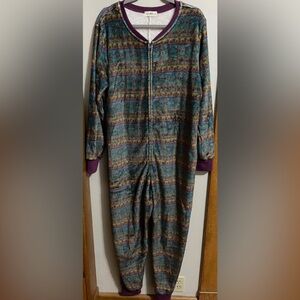 Natural Life Boho style Onesie Footie Pajamas/Loungewear